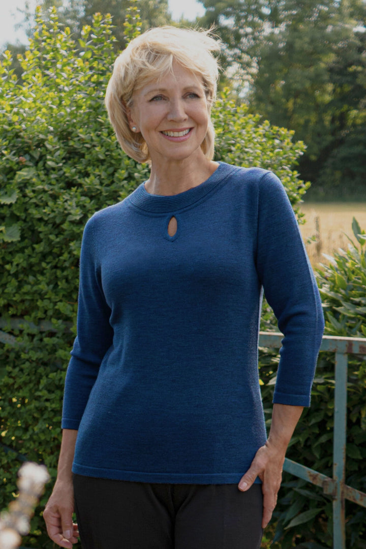 Merino Keyhole Jumper