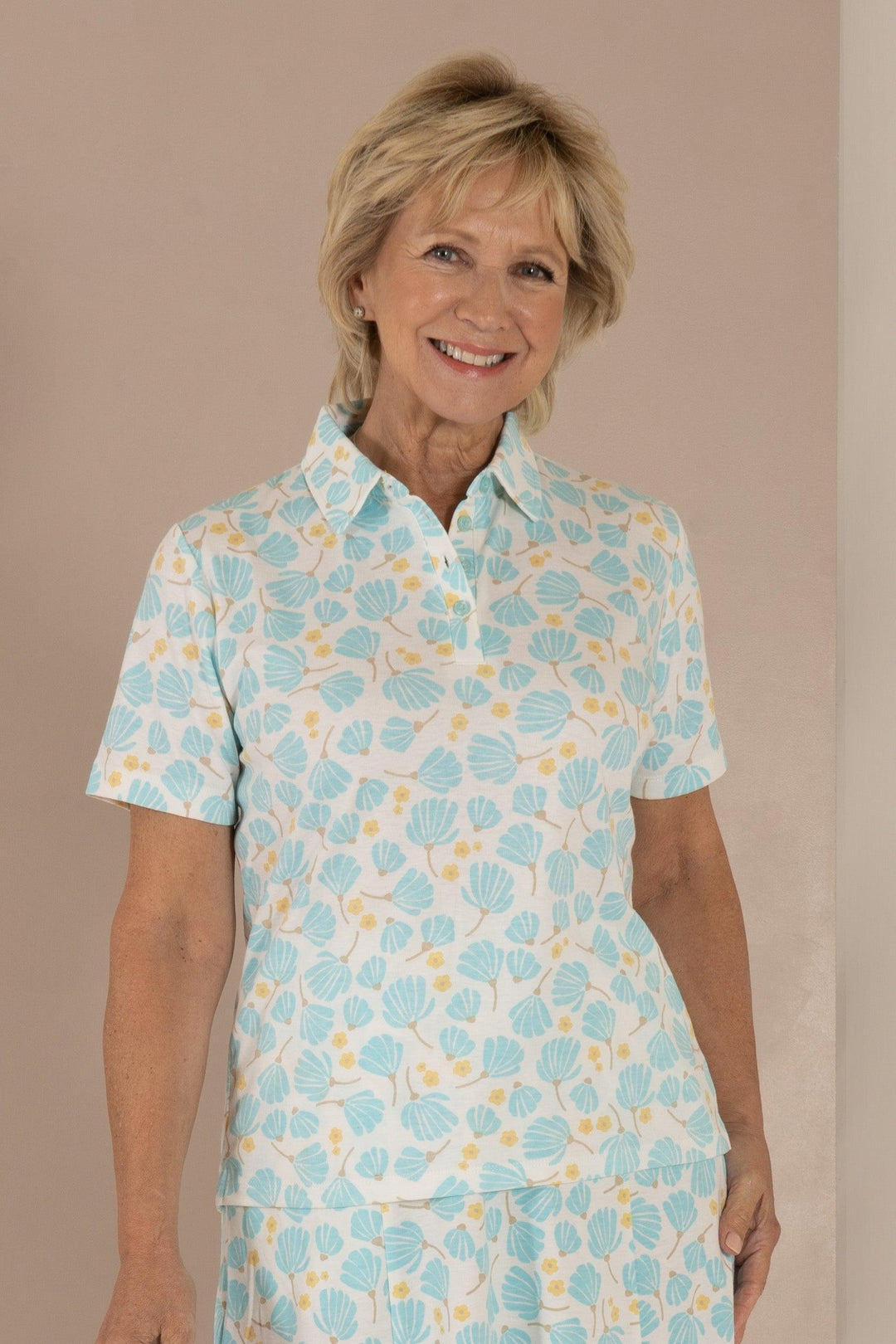 Floret Polo Top - Carr & Westley