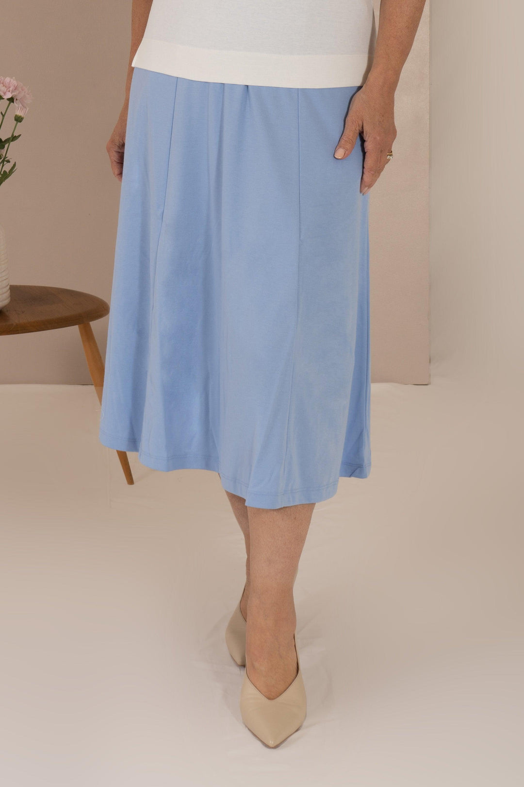 Horton Skirt - Blue - Carr & Westley