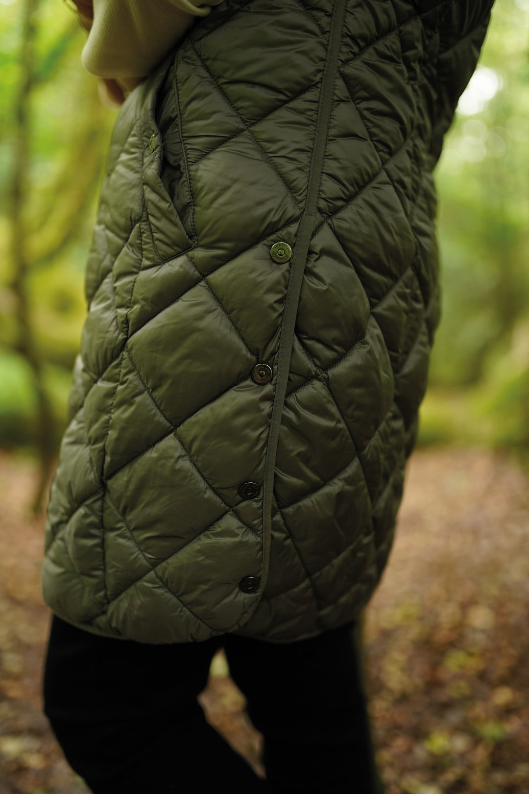 Longline Quilted Gilet