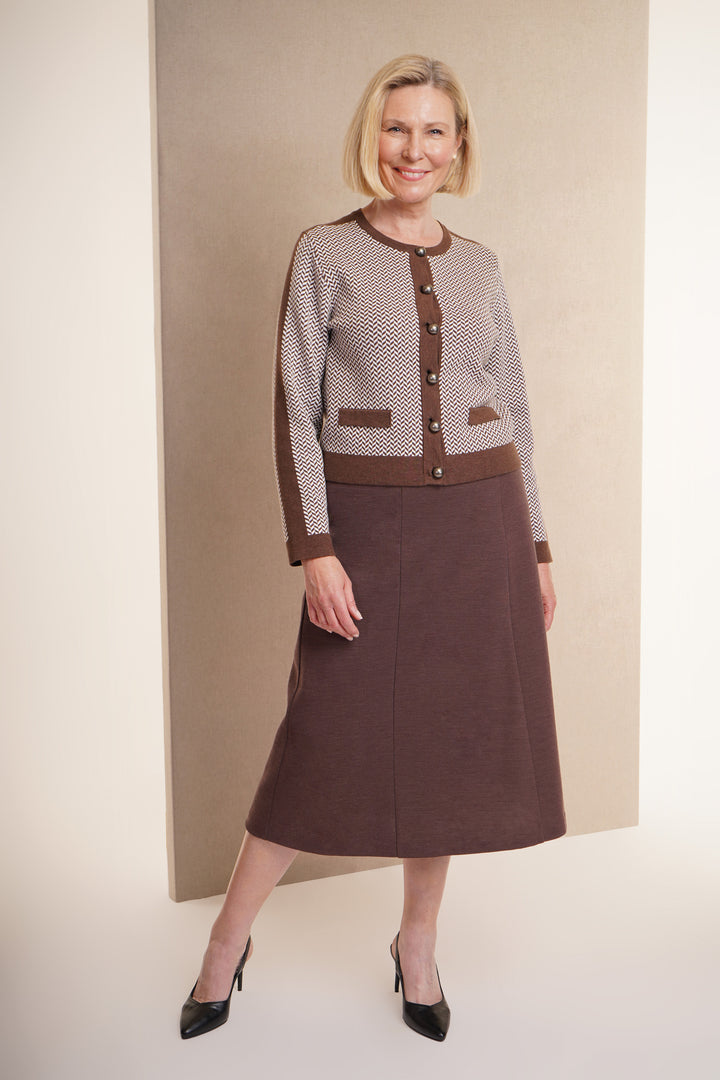 Sandringham Skirt - Brown