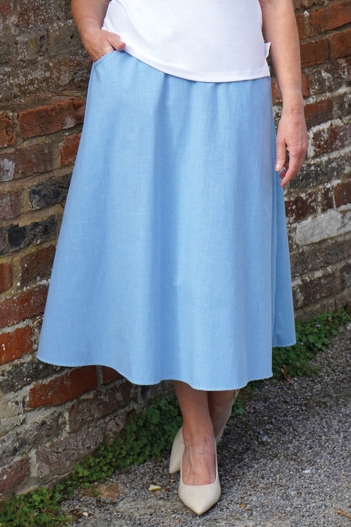 Clarence Skirt - Sky