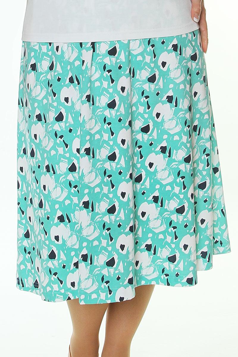 Poppy Abstract Skirt - Carr & Westley