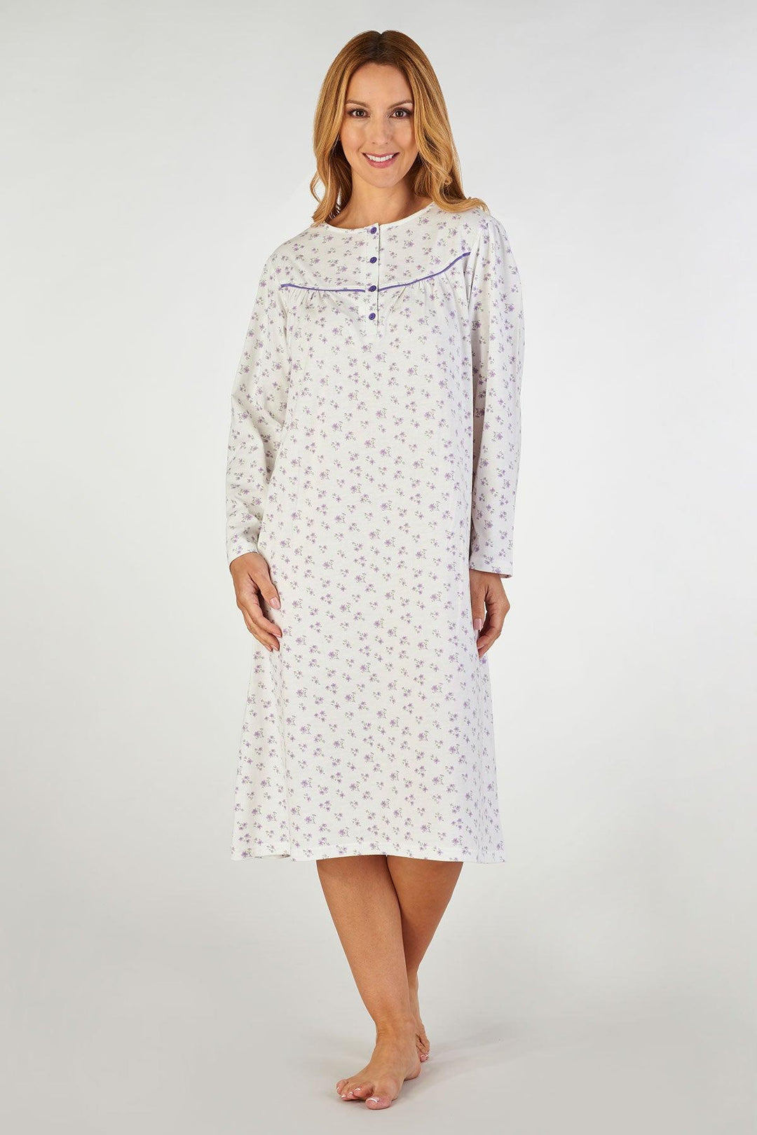 Ava Long Sleeve Nightdress - Carr & Westley