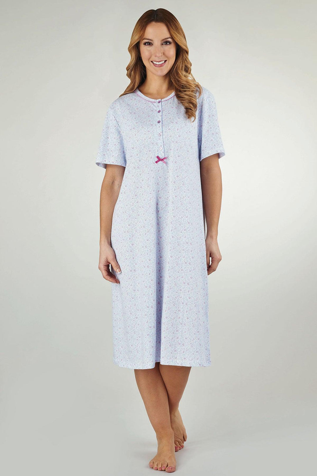 Slenderella Bow Detail Nightdress - Carr & Westley