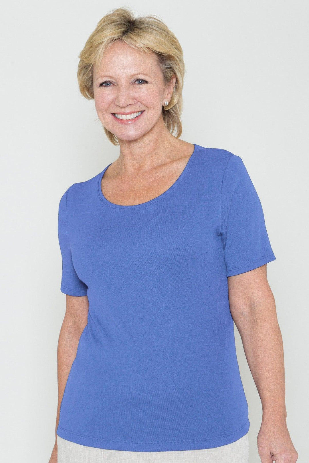 Poppy Classic T-Shirt (Electric Blue)