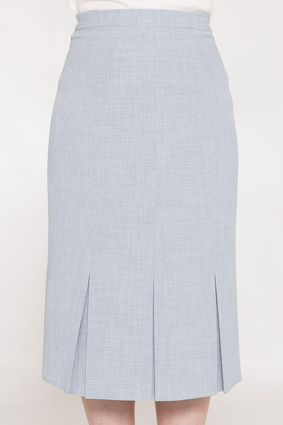 Constance Wood Box Pleat Skirt - Carr & Westley