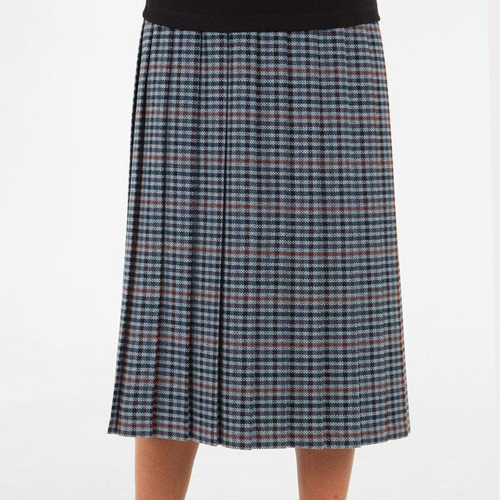 Constance Wood Brompton Knife Pleat Skirt - Carr & Westley