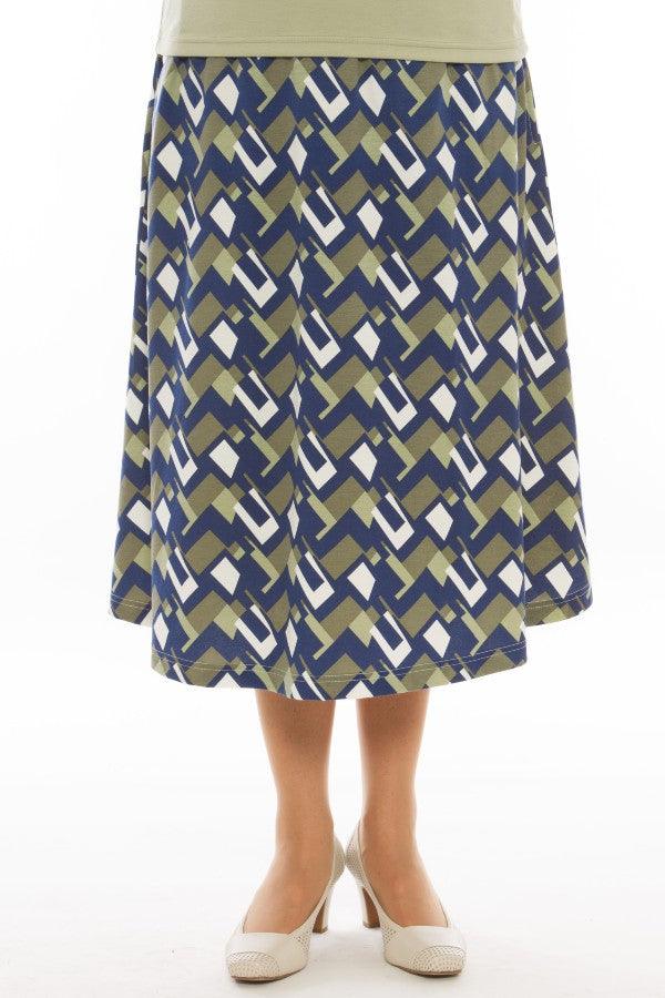 Deco Print Skirt - Carr & Westley