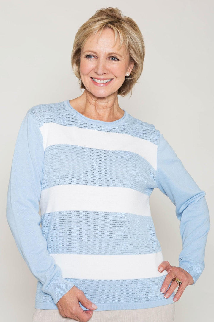 Poppy Fancy Stripe Jumper - Carr & Westley