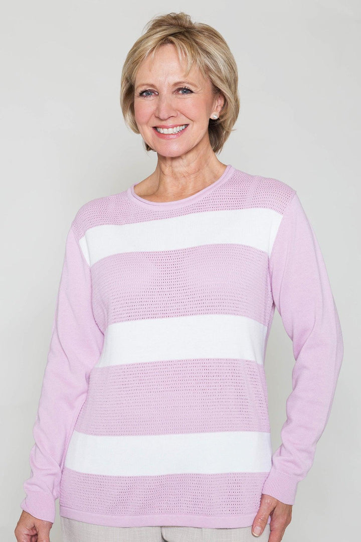 Poppy Fancy Stripe Jumper - Carr & Westley