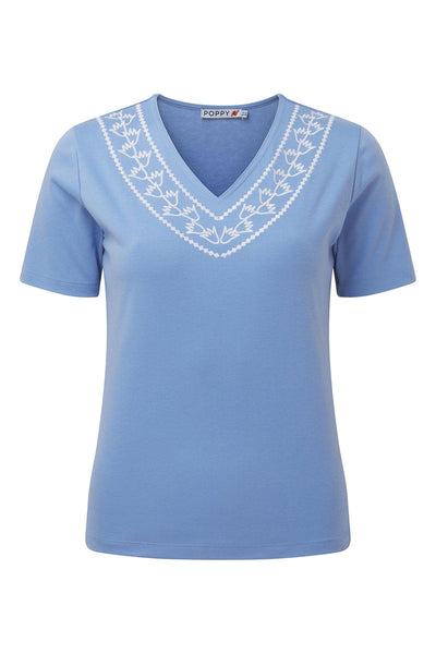 Poppy Florie Embroidered Top - Carr & Westley