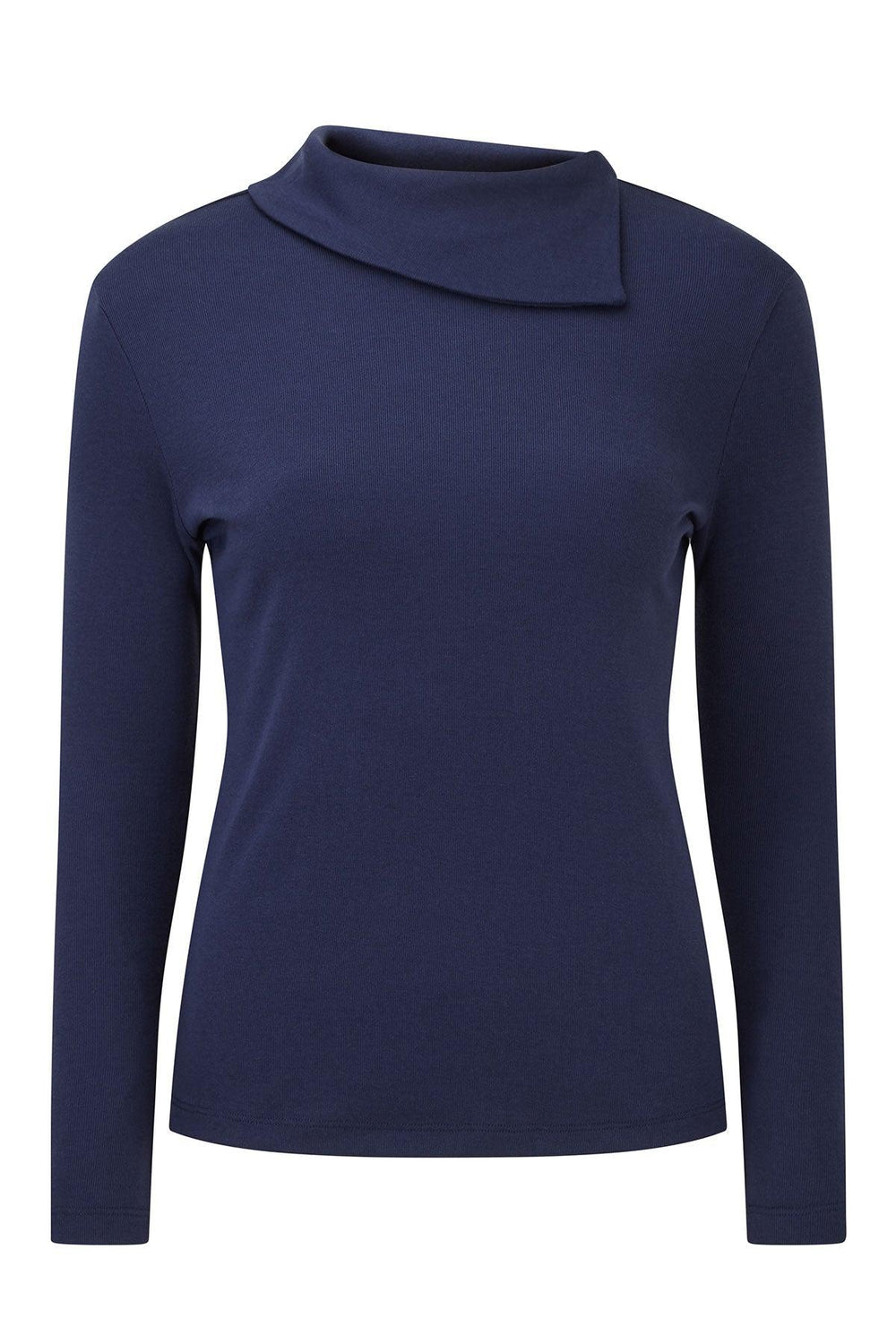 Betsy Helen Collar Top (Navy)