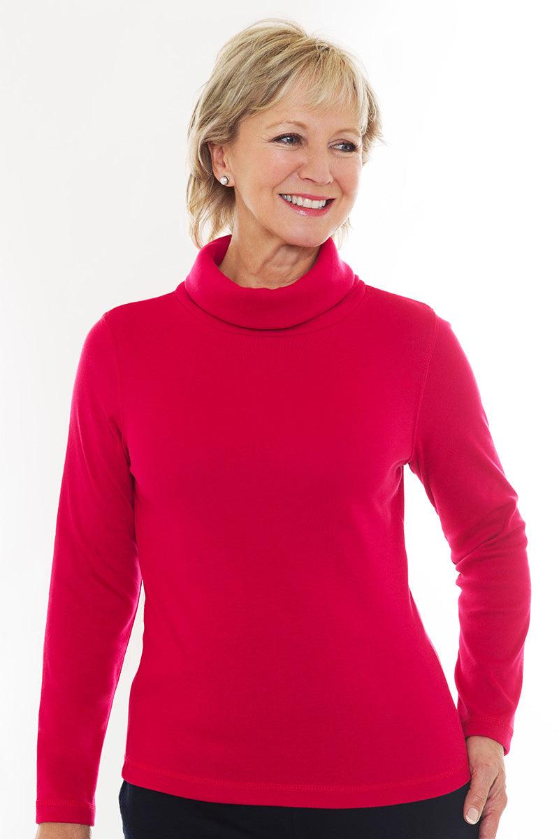 Kempsford Cowl Top (Cherry)