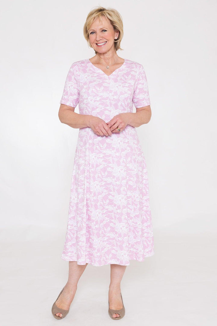 Lace Print Dress - Carr & Westley