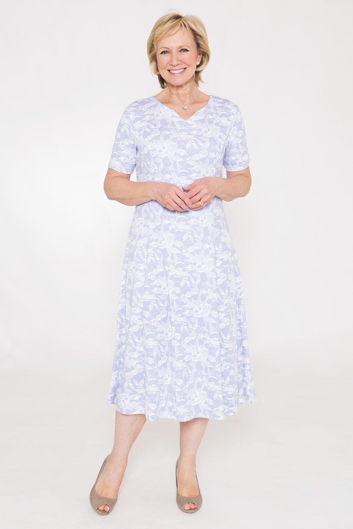 Lace Print Dress - Carr & Westley
