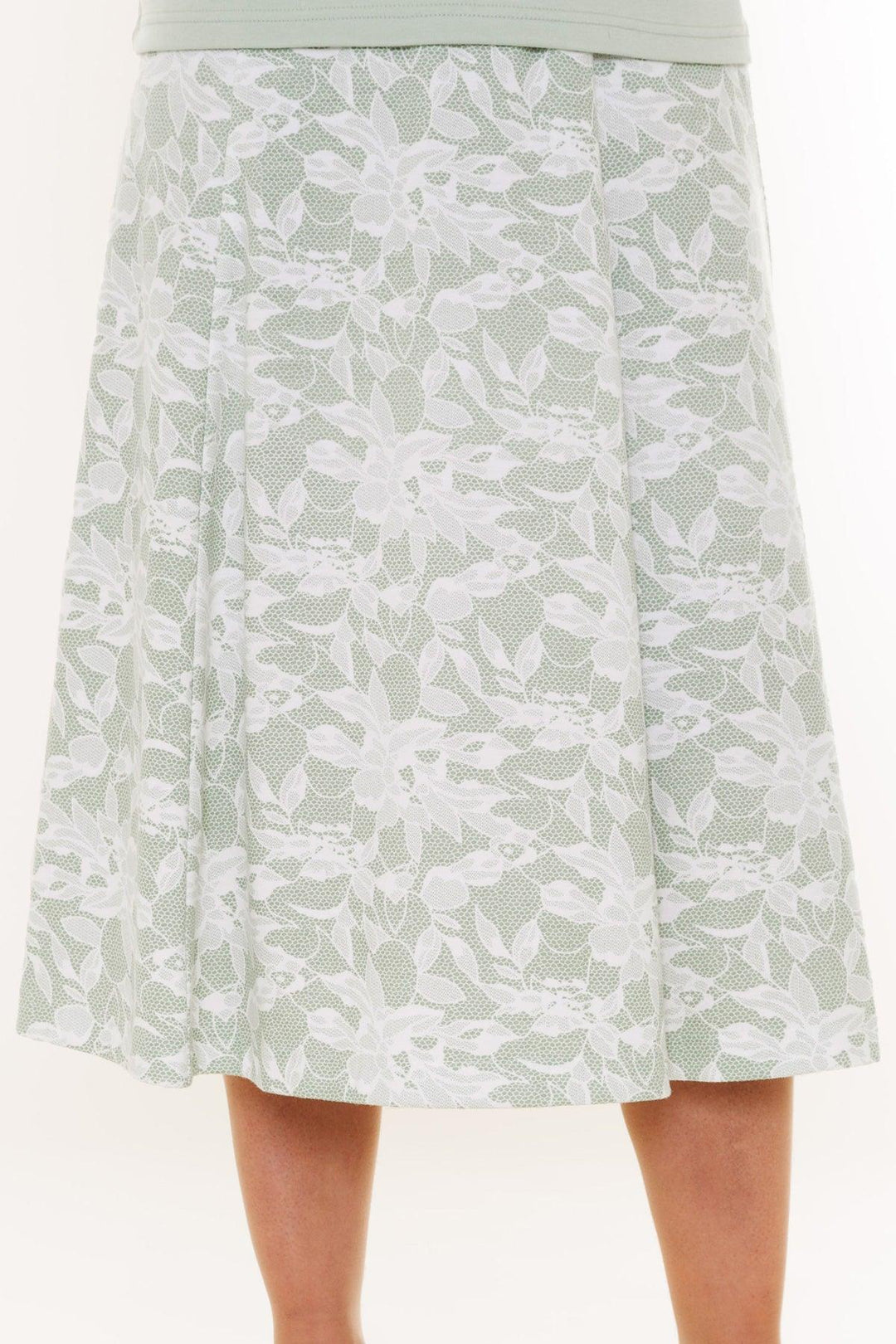 Poppy Lace Print Skirt - Carr & Westley