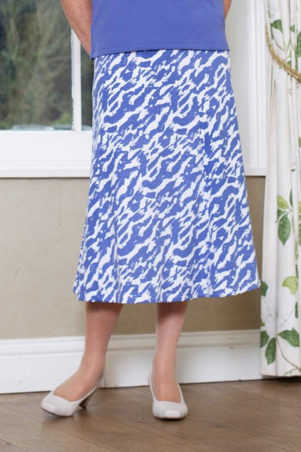 Ocean Print Skirt - Carr & Westley