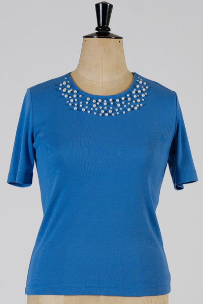 Poppy Pearl Embellished Top - Carr & Westley