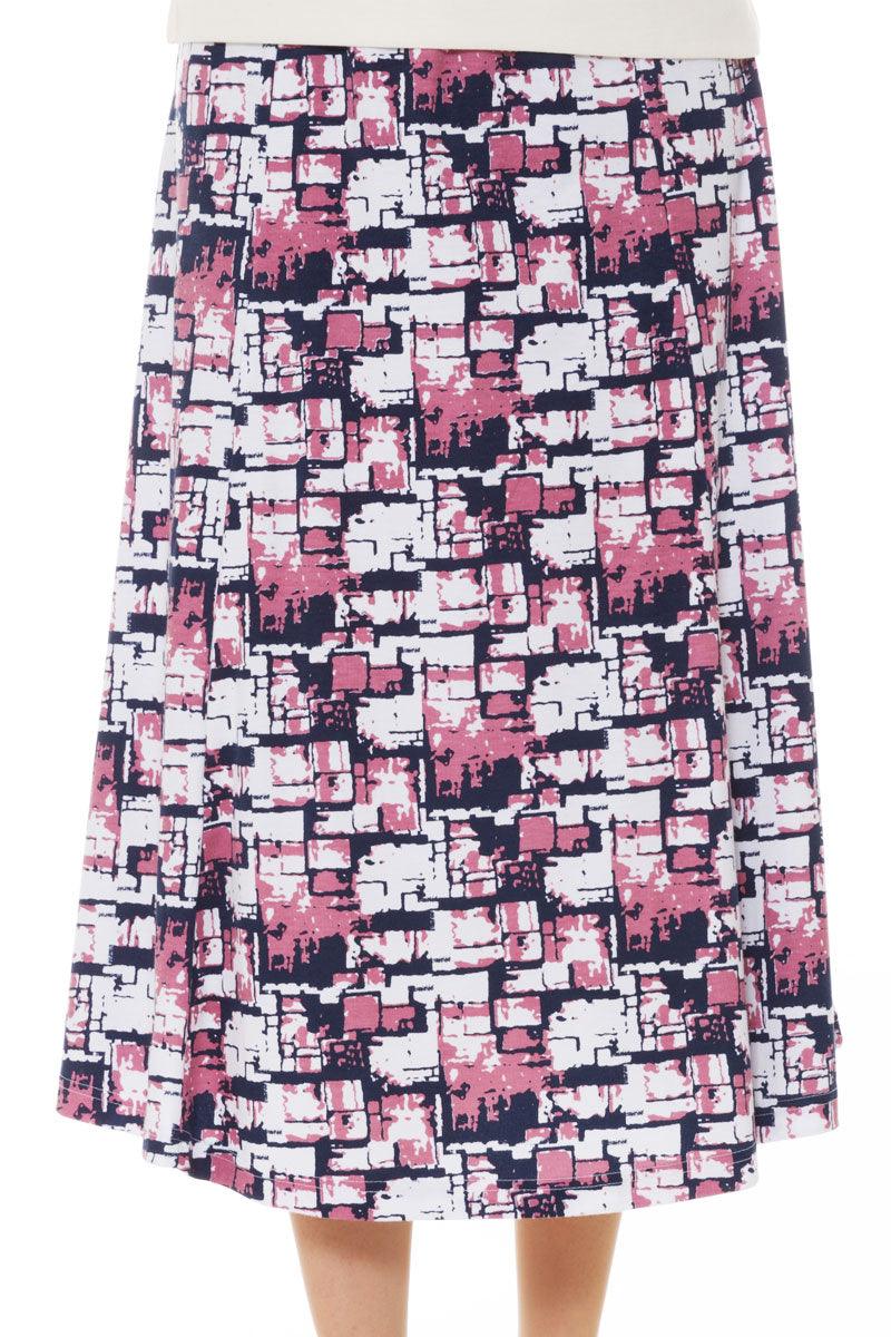 Poppy Picasso Print Skirt - Carr & Westley