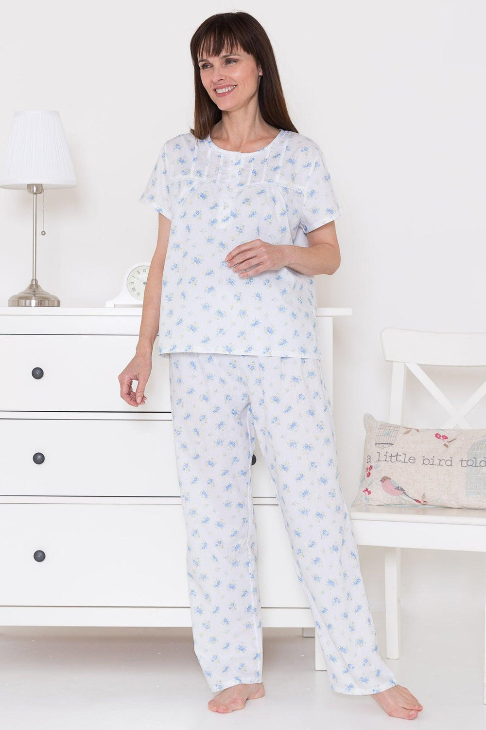 Slenderella Pin Tuck Pyjamas - Carr & Westley