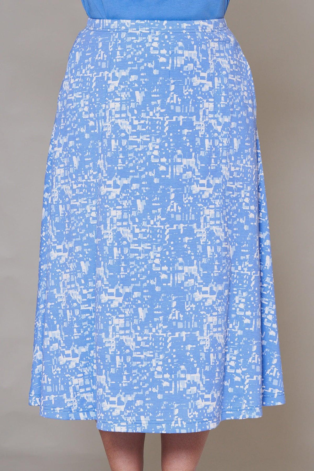 Poppy Abstract Print Skirt - Carr & Westley