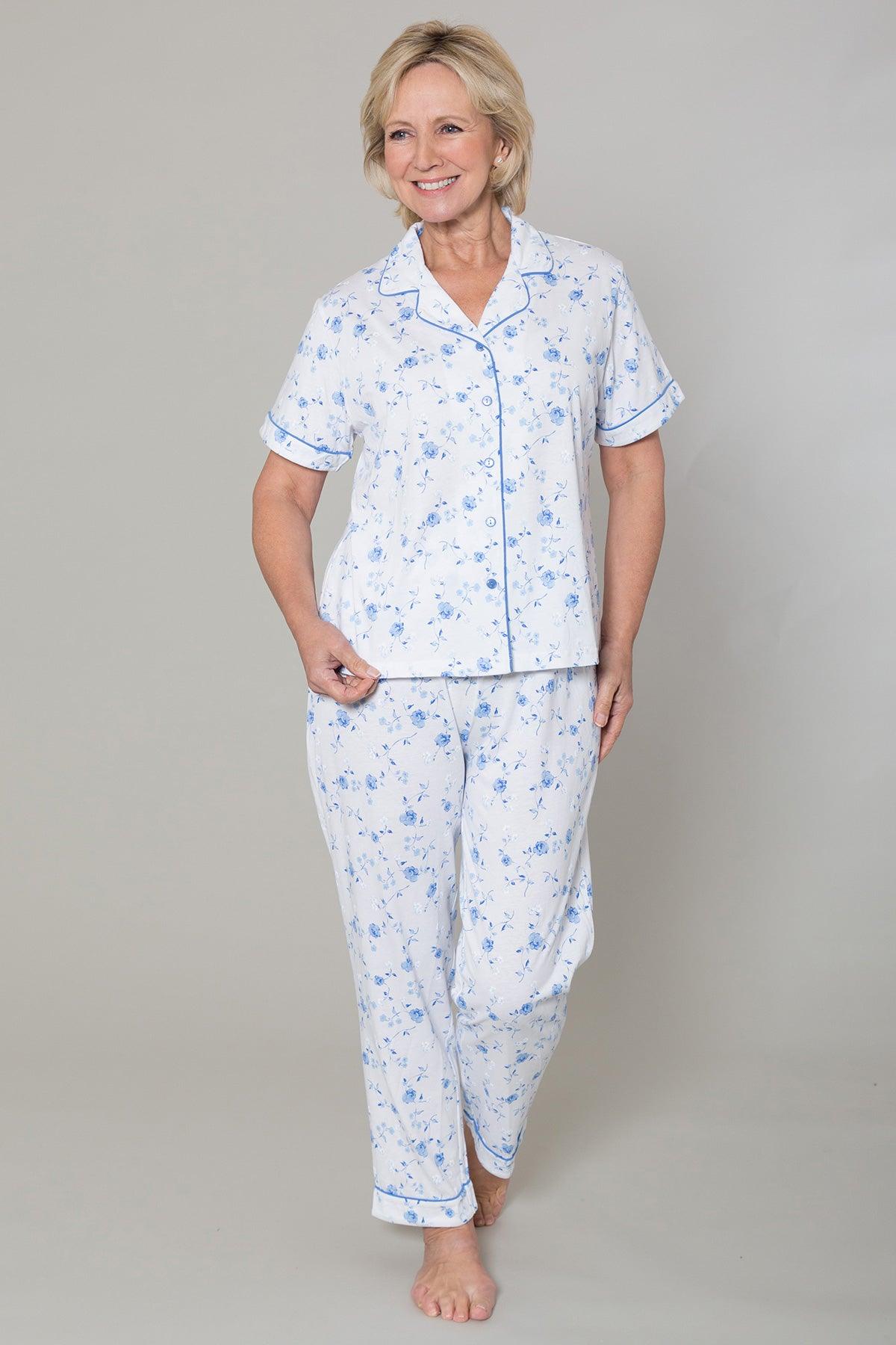 Rose Print Pyjamas - Carr & Westley
