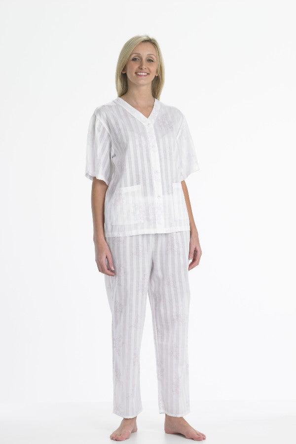 Sateen Stripe Pyjamas - Carr & Westley