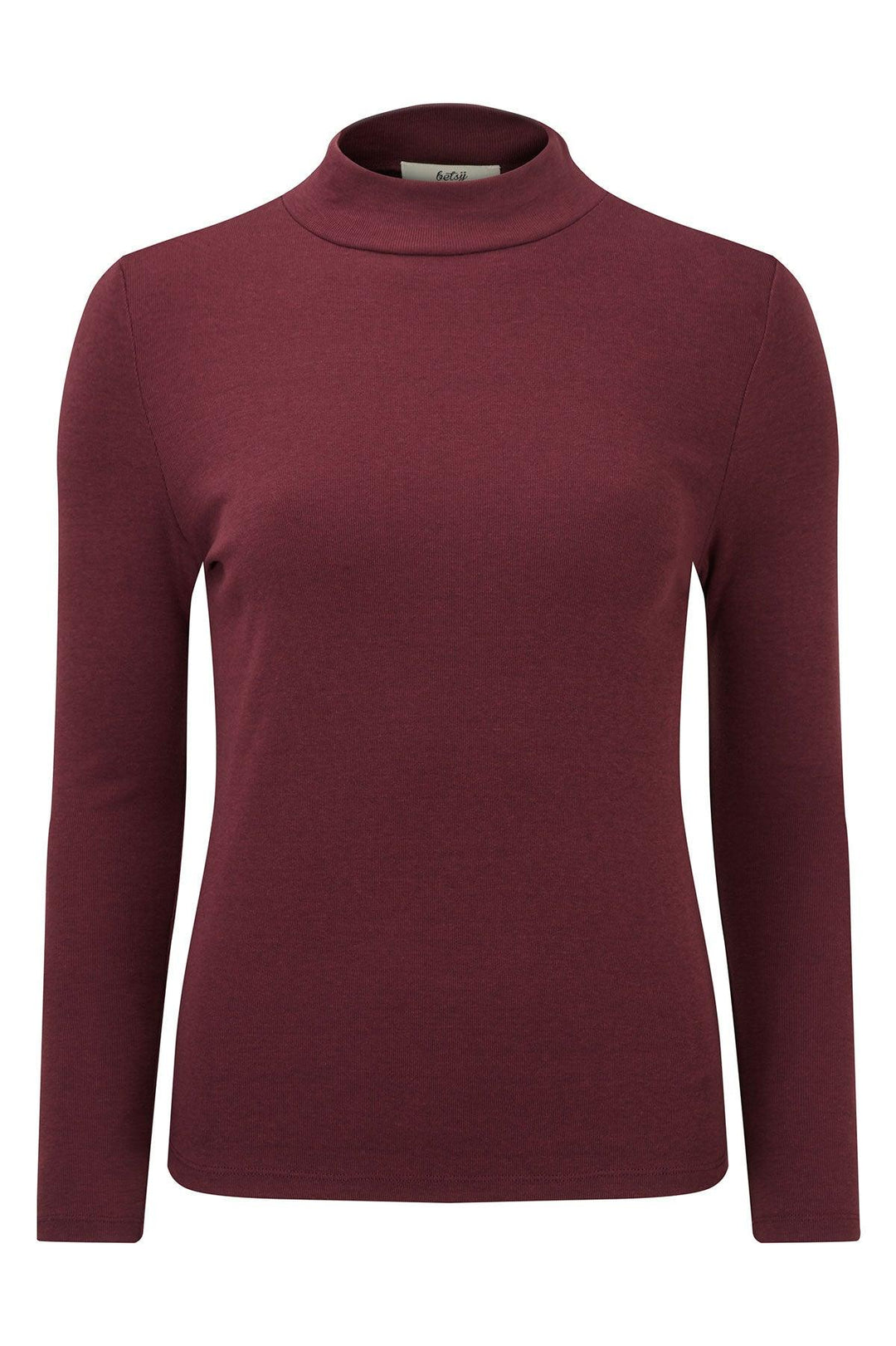 Betsy Turtle Neck Top (Plum)