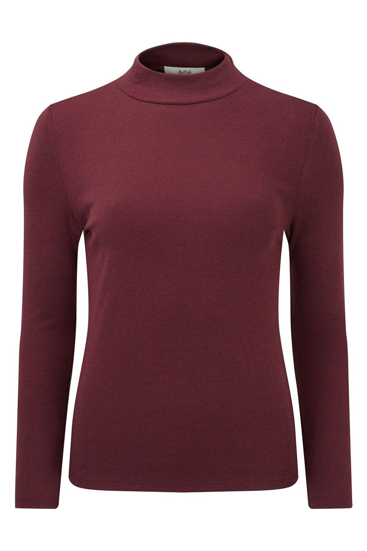 Betsy Turtle Neck Top (Plum)