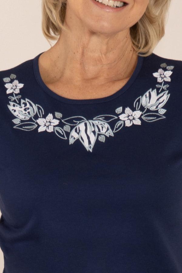 Safari Embroidered Top - Carr & Westley