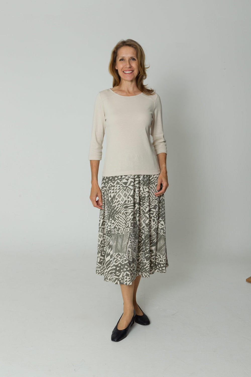 Ethnic Print Skirt - Carr & Westley