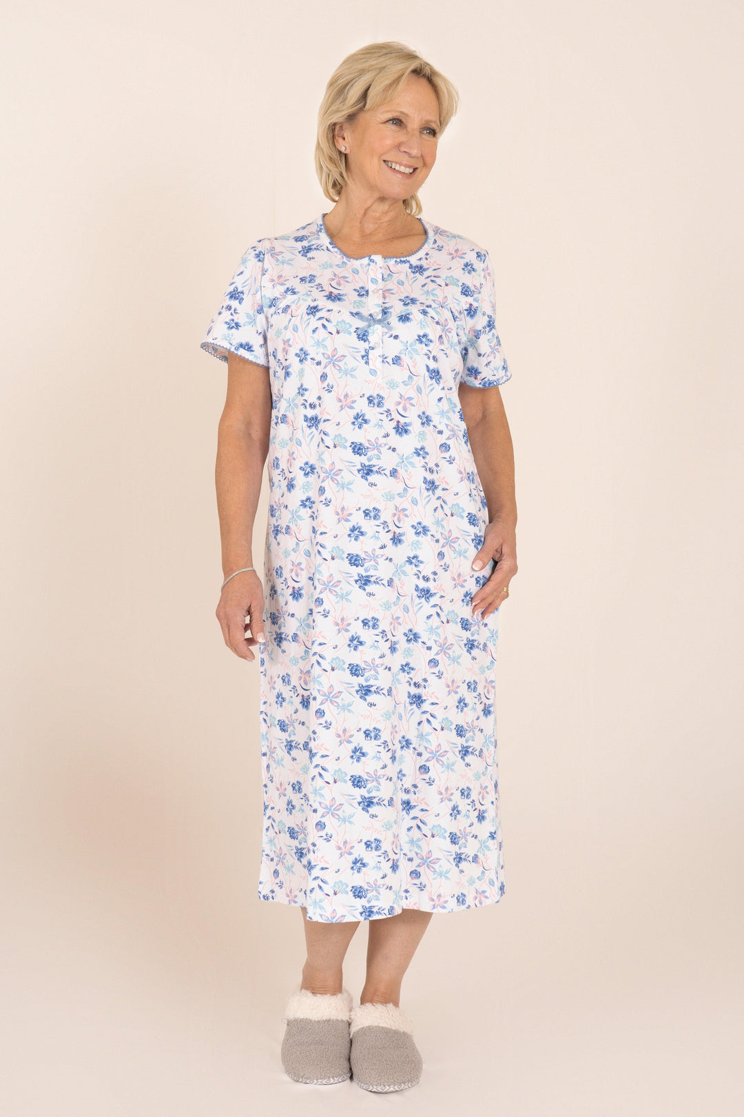 Freya Floral Nightdress - Carr & Westley