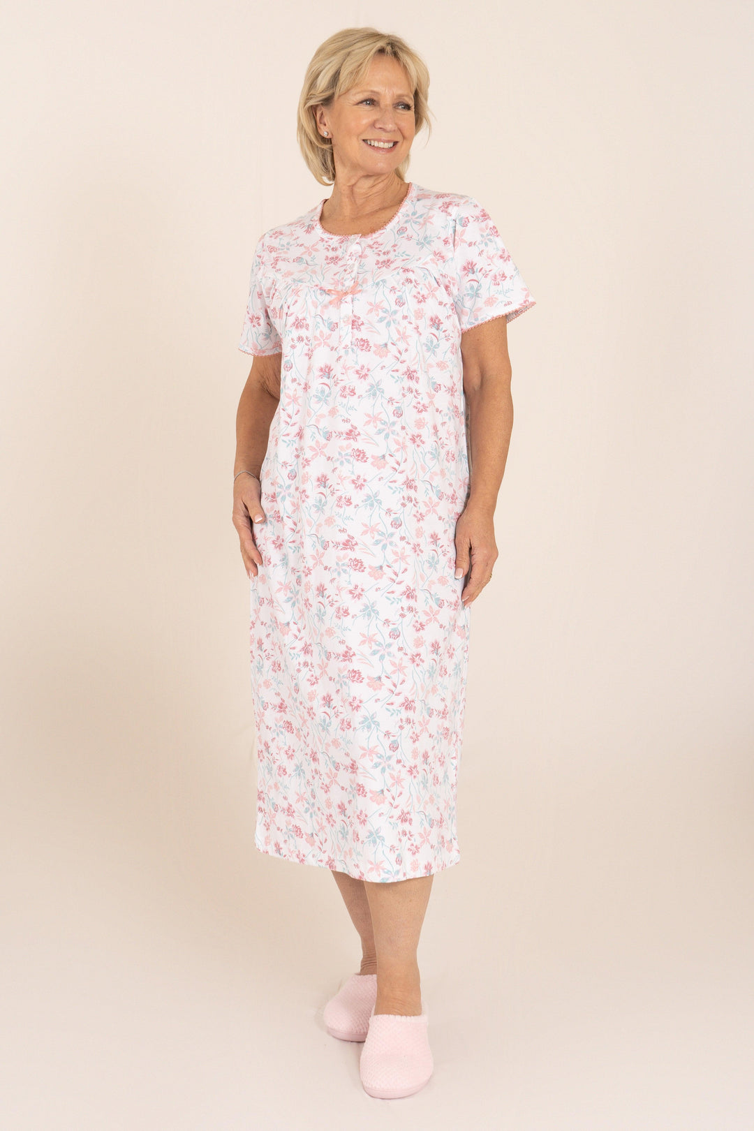 Freya Floral Nightdress - Carr & Westley