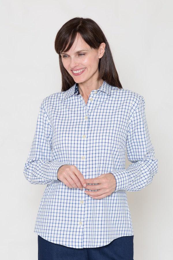 Smart Check Blouse - Carr & Westley