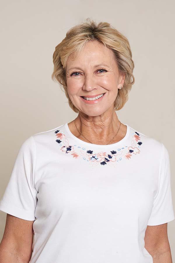 Garland Embroidered Top - Carr & Westley